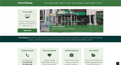 Desktop Screenshot of clinicabessone.com.ar